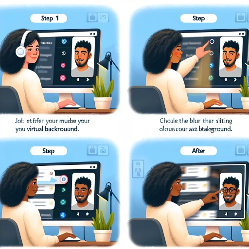 how to blur zoom background