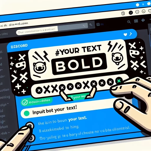 how to bold text in discord