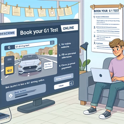how to book g1 test online