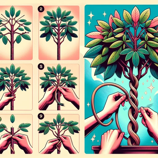 how to braid a money tree