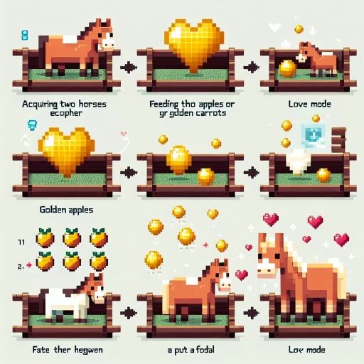 how to breed horses minecraft