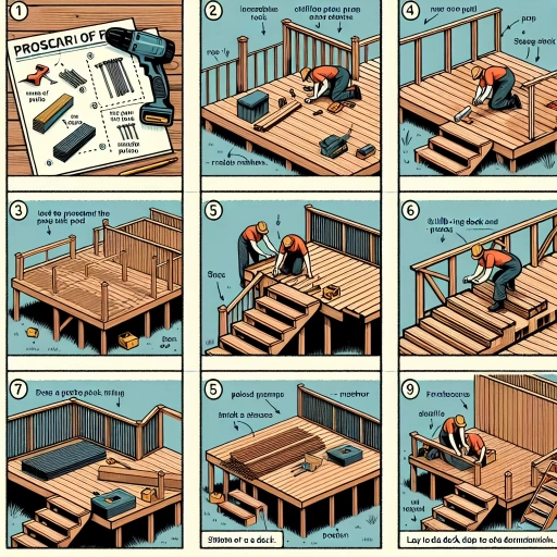 how to build a deck step by step with pictures
