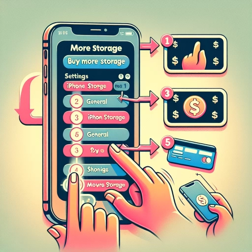 how to buy more storage on iphone