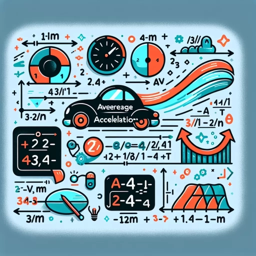 how to calculate average acceleration