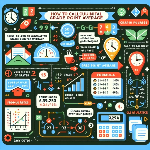 how to calculate cgpa