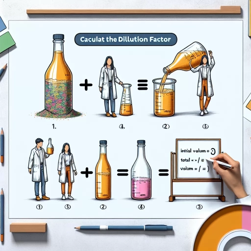 how to calculate dilution factor