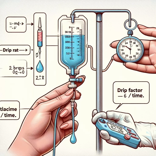 how to calculate drip rate