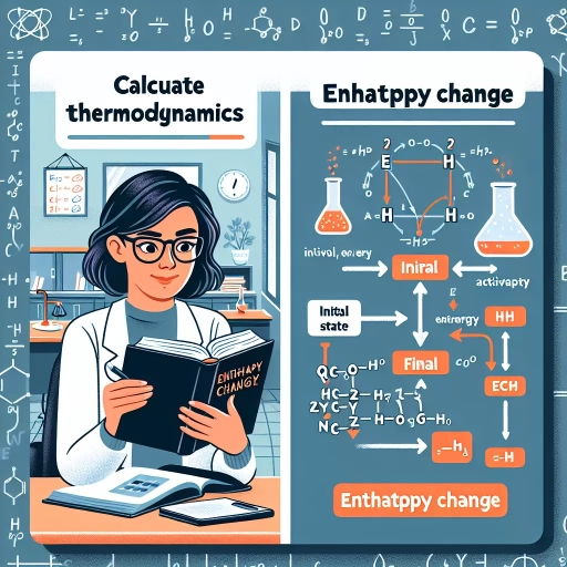 how to calculate enthalpy change