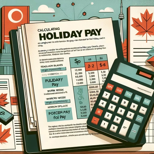 how to calculate holiday pay in ontario