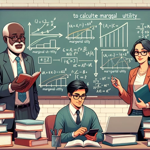 how to calculate marginal utility