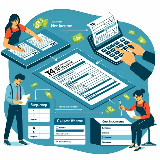 how to calculate net income from t4