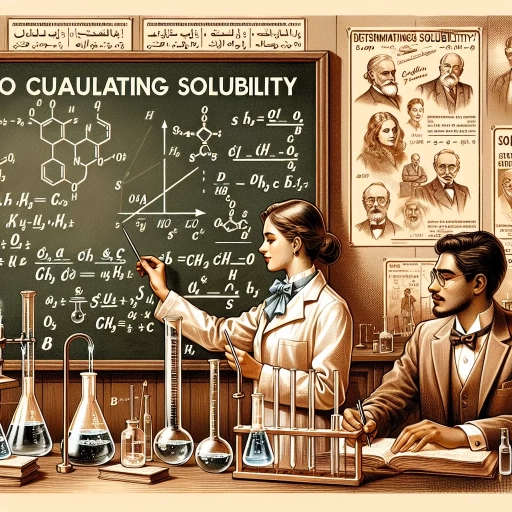 how to calculate solubility