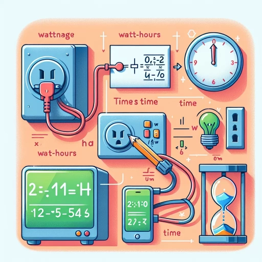 how to calculate watt hours