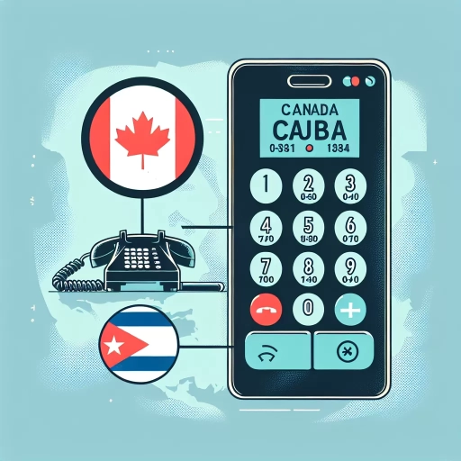 how to call cuba from canada