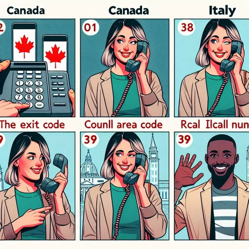 how to call italy from canada