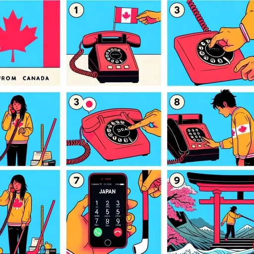how to call japan from canada