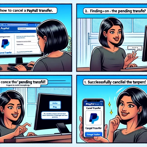 how to cancel a paypal transfer
