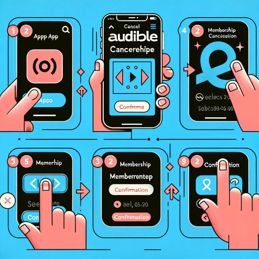 how to cancel audible membership on phone