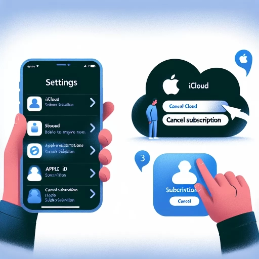 how to cancel icloud subscription
