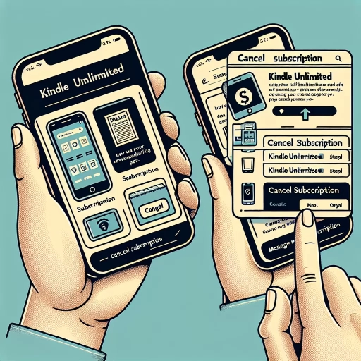 how to cancel kindle unlimited on phone