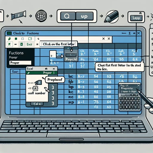 how to capitalize first letter in excel