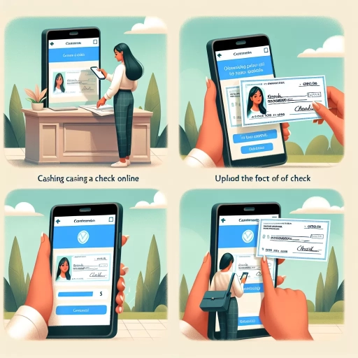 how to cash a cheque online