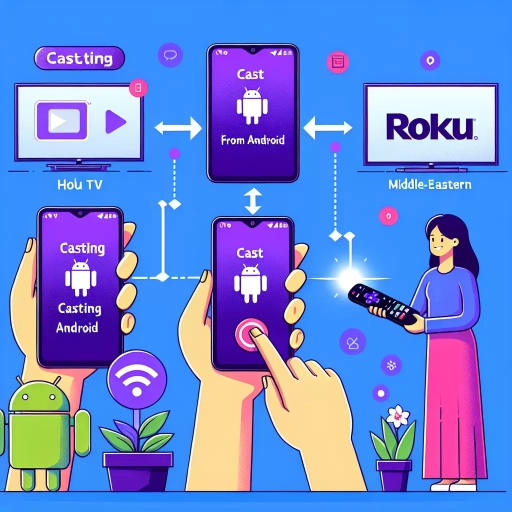 how to cast to roku tv from android