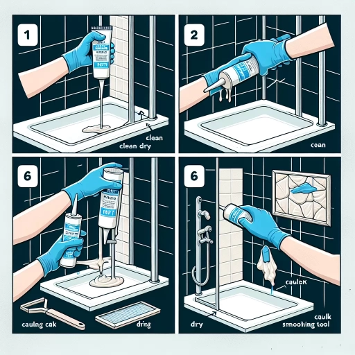 how to caulk a shower