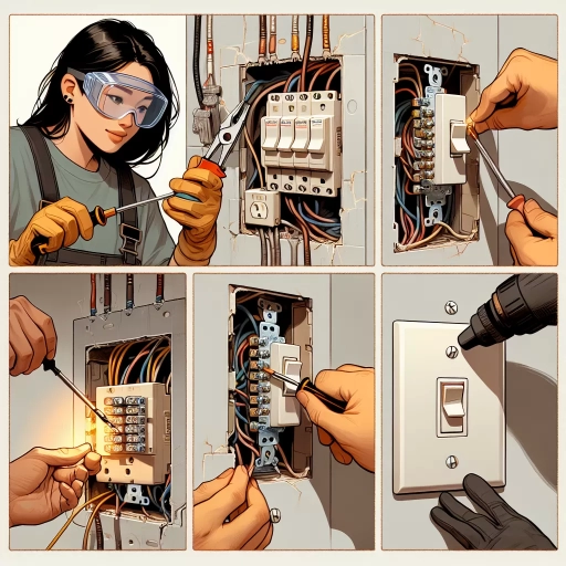 how to change a light switch
