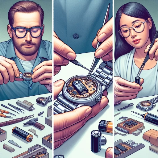 how to change a watch battery