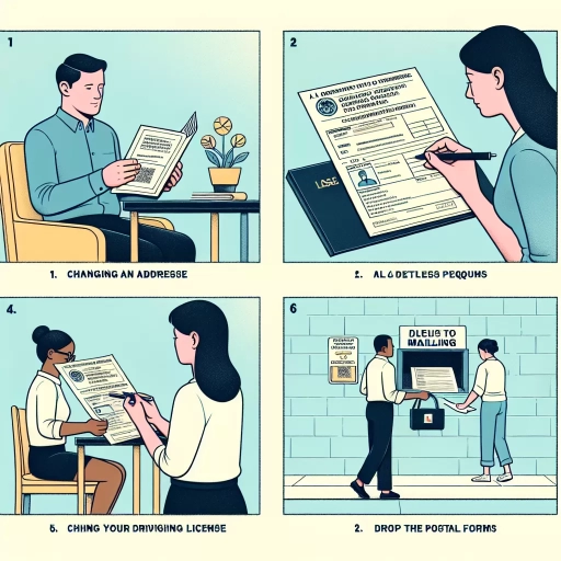 how to change address on driving license