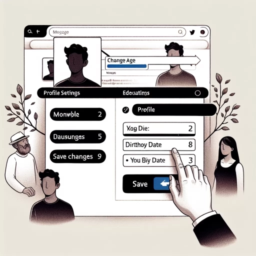 how to change age on facebook