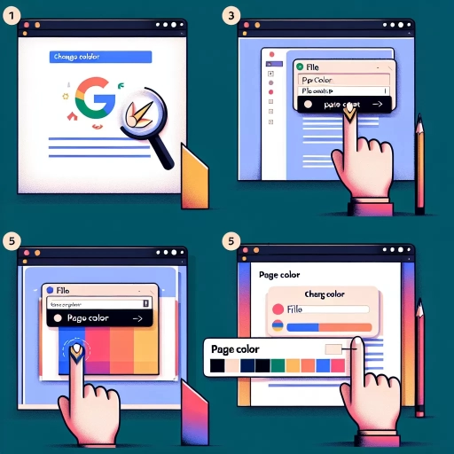how to change background colour on google docs