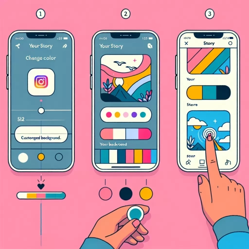 how to change background on instagram story