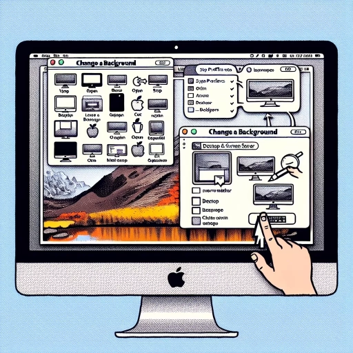 how to change background on mac