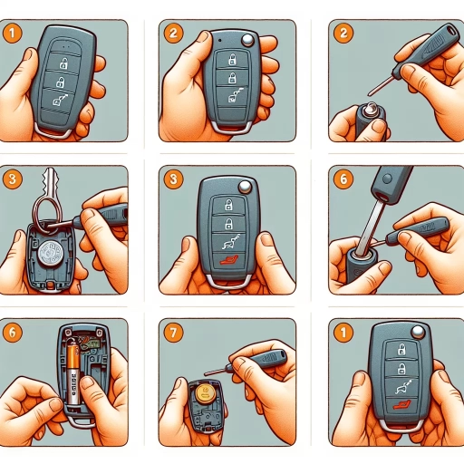 how to change battery in honda key fob