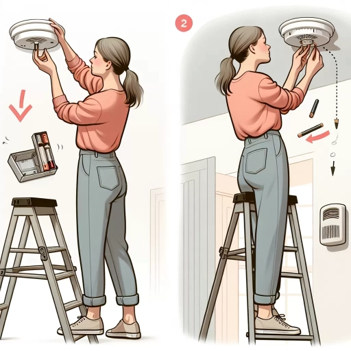 how to change battery in smoke detector