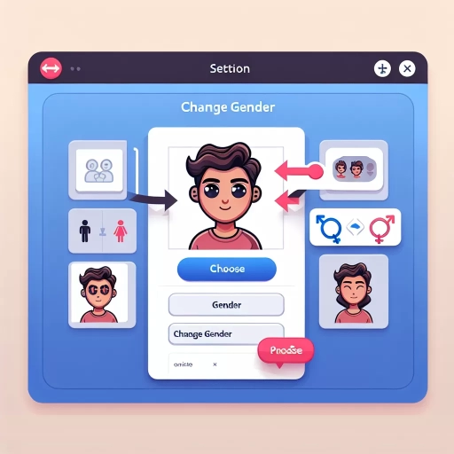 how to change bitmoji gender