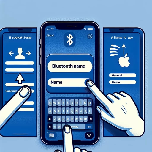 how to change bluetooth name iphone