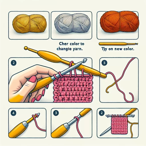 how to change colors crochet