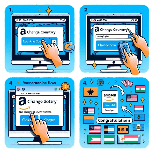 how to change countries on amazon