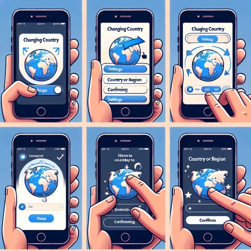 how to change country on app store