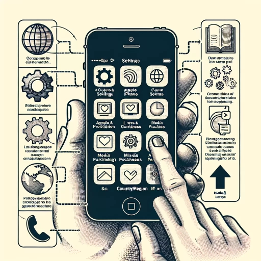 how to change country on iphone