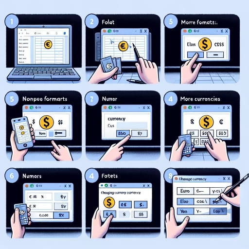 how to change currency in google sheets
