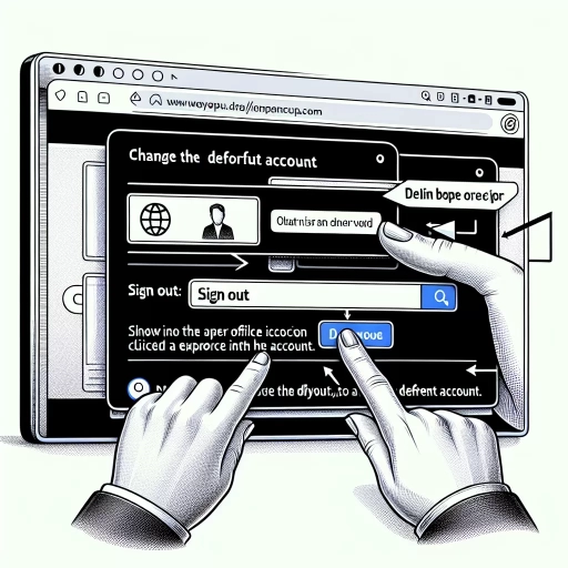 how to change default account on google