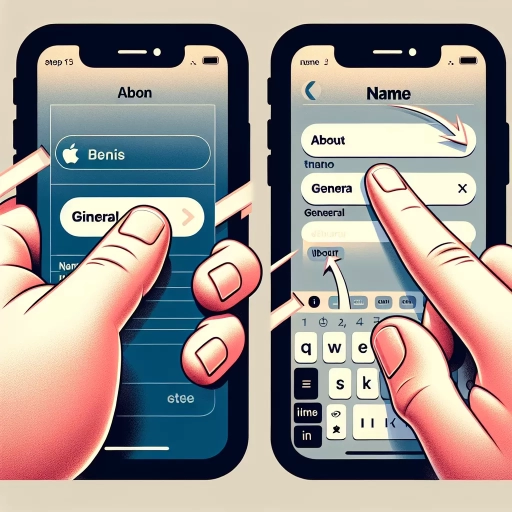 how to change device name on iphone