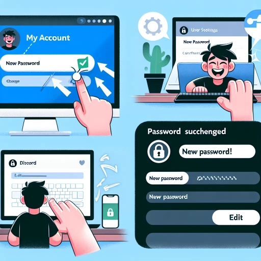 how to change discord password