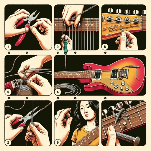 how to change electric guitar strings