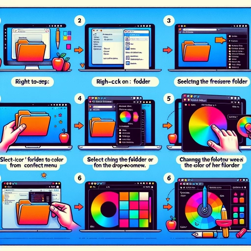 how to change folder colors on mac