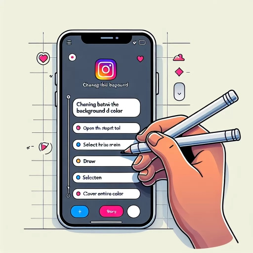how to change instagram story background colour